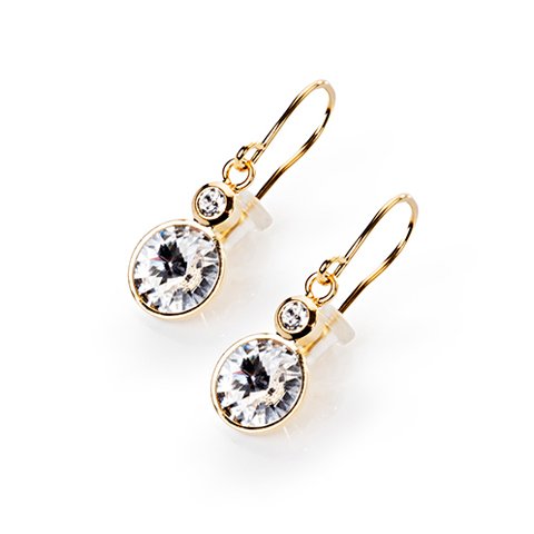 White earrings