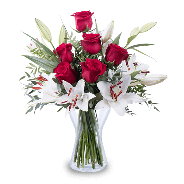 roses rouges et lys blancs livraison 224 domicile floraqueen roses rouges et lys blancs livraison 224 domicile floraqueen