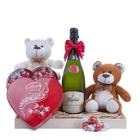 Enjoy Chocolates, Teddies and Sparkling Wine