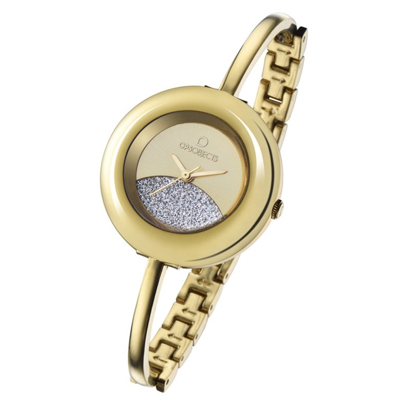 Glitter Damenuhr Gold