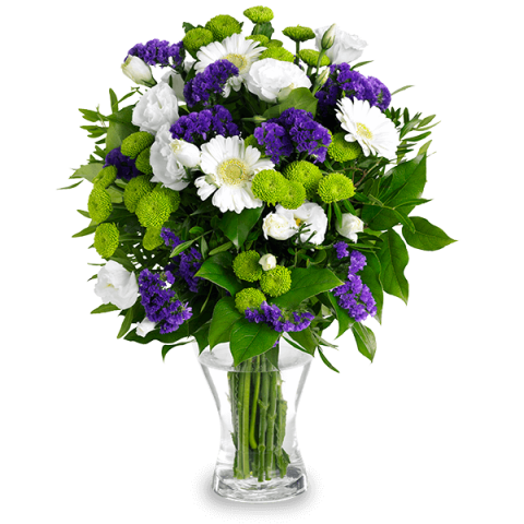 Blumige Fantasien: Gerbera und Prärieenziane