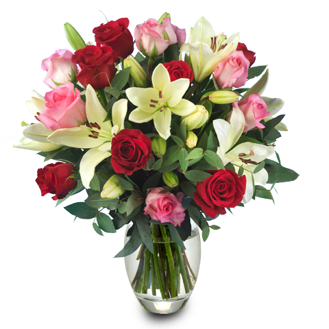 Love Cocktail: Roses and Lilies