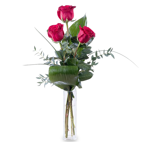I Love You: 3 Red Roses