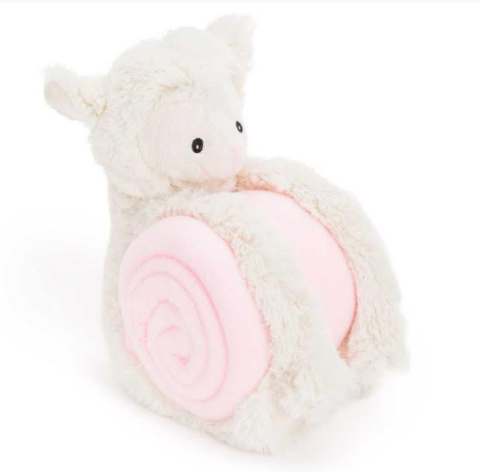 Bunny and Blanket Pink