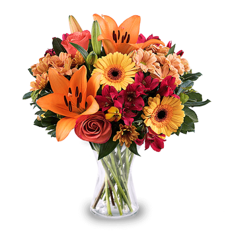 Pfirsich Geschmack: Lilien und Rosen